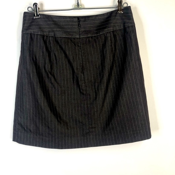Body by Victoria brown pin striped button detail skirt size 2 - Picture 4 of 9